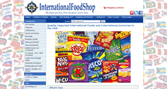 Desktop Screenshot of internationalfoodshop.com